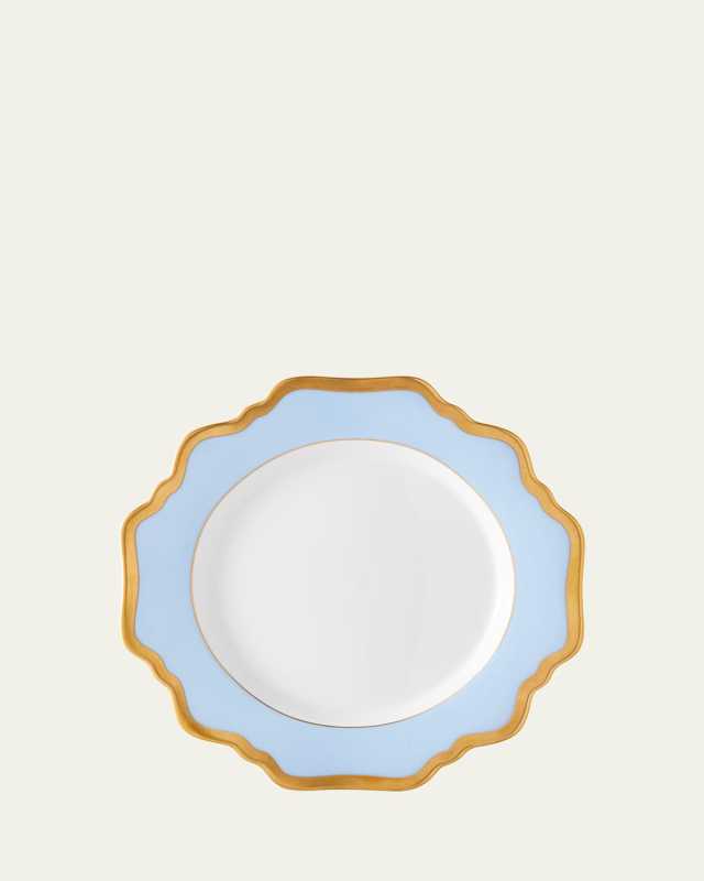 Sky Blue Rimmed Bread & Butter Plate